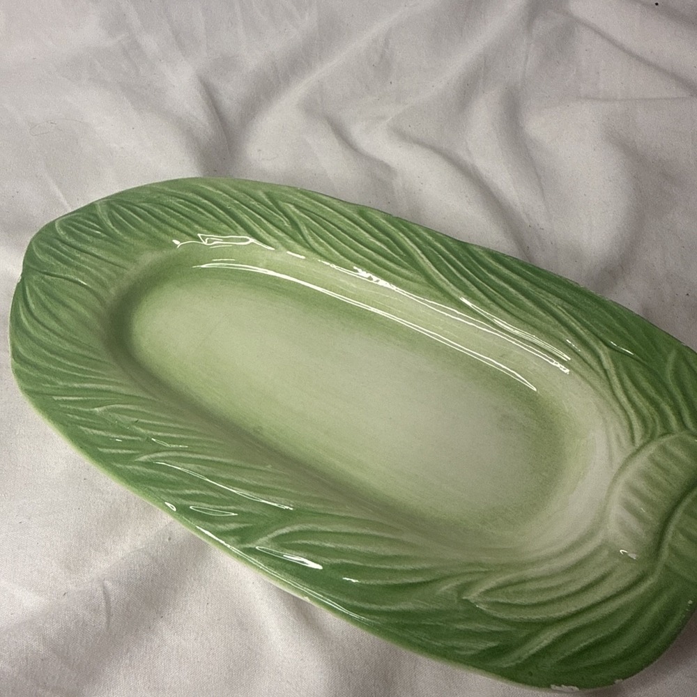 VTG Italian Pottery Corn Cob Maize Butter Dish Bresolin Kitsch Whimsy Cottage - Picture 3 of 9